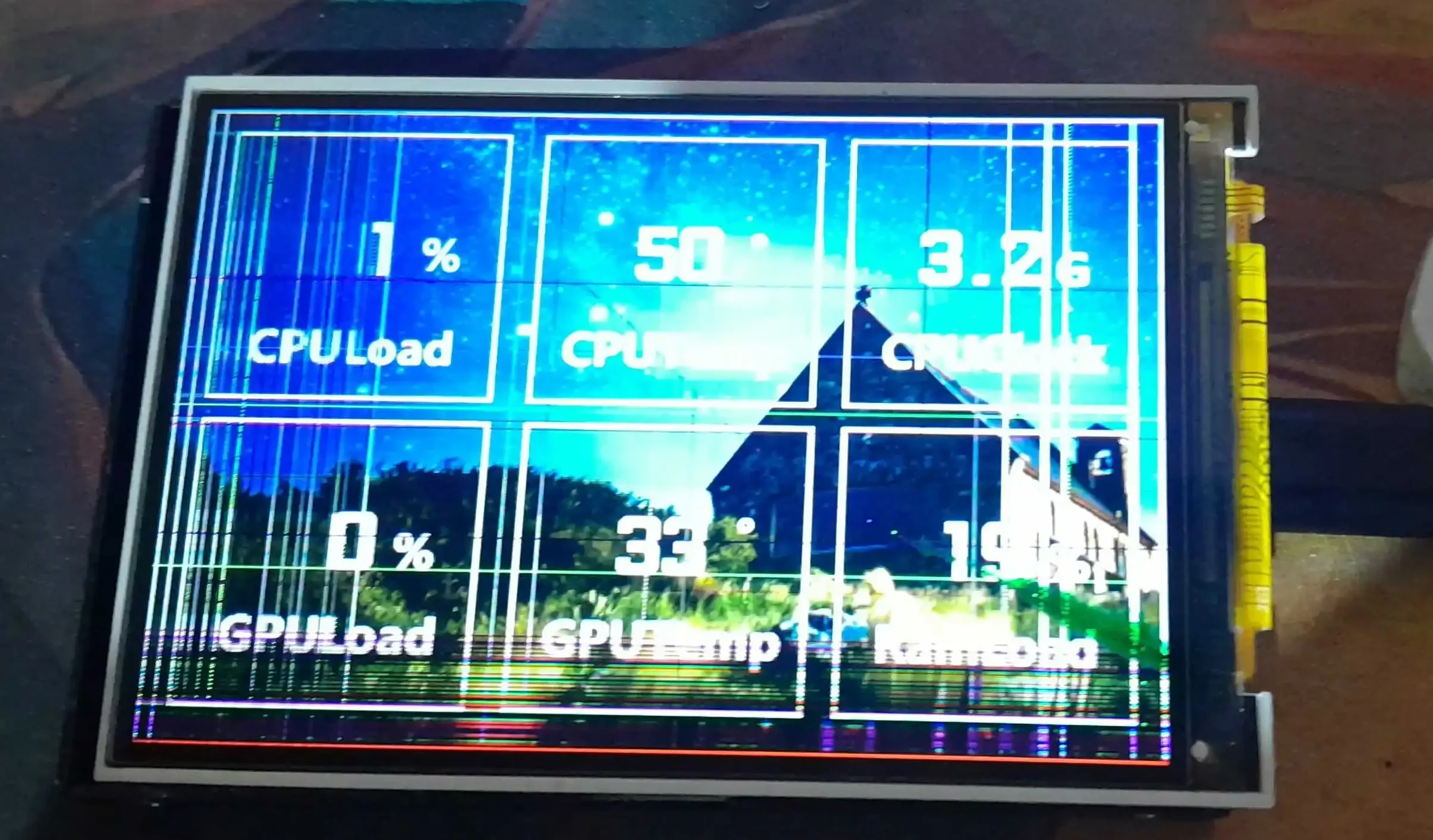 Damaged LCD